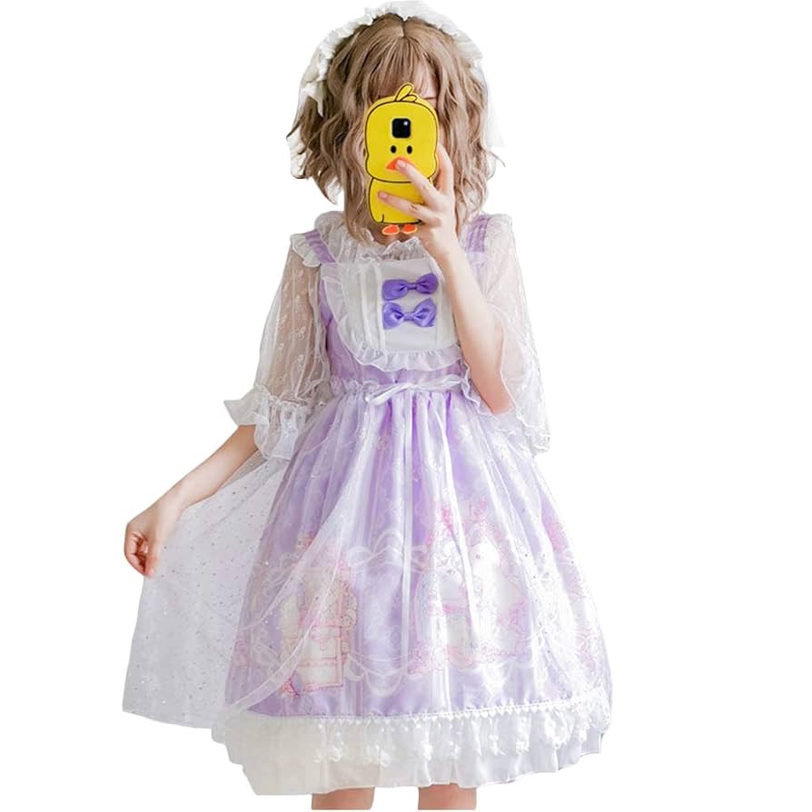 Amazon | ワンピース ロリータ ジャンパースカート コスプレ