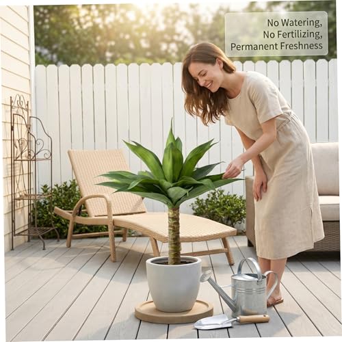 Plante d'agave artificielle : la solution sans entretien pour balcons ombragés
