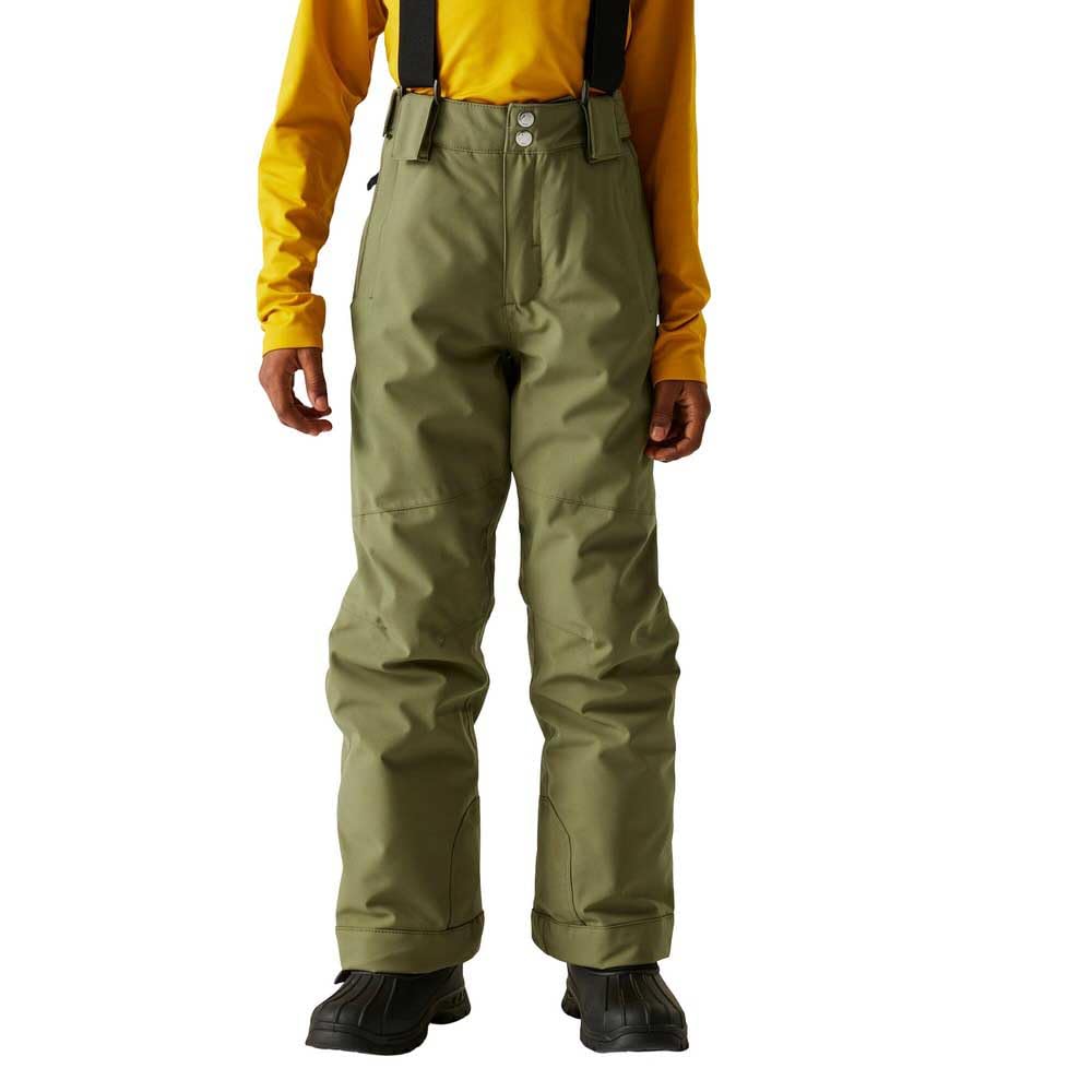 Dare 2B  Kids Green Outmove Ii Waterproof Ski Pant in Size 9 - 10 Years, Sports Direct