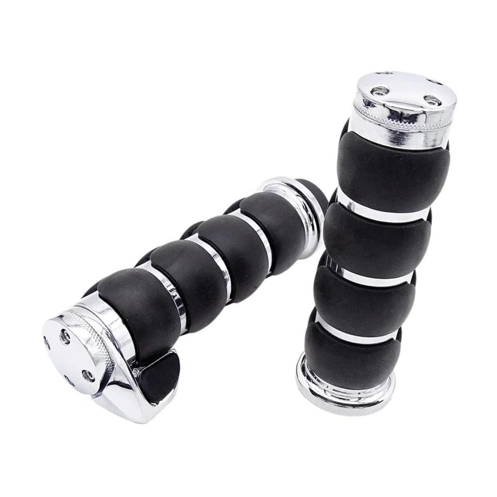 Maniglia Manopole Manubrio Manopole In Gomma Di Alluminio Per Manubrio Universale Da 25 Mm Per Moto 2 Pezzi Per Softail Touring Street Glide
