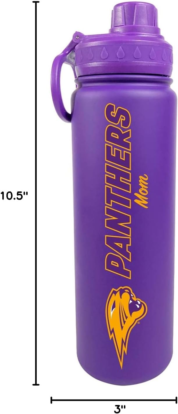 The Fanatic Group University of Northern Iowa Mom 24 oz. Stainless Steel Bottle - Purple