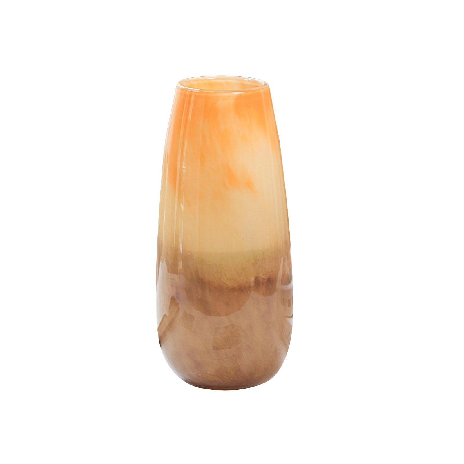 Vintage Countertop Vase, Art Glass Vase, Ornament for Roses, Orchids, Chrysanthemums, Lilies, Eucalyptus, Height 26CM/27CM(Size:H27CM,Color:colorful B)