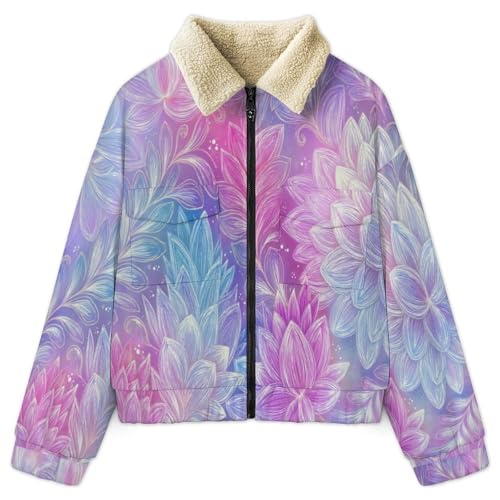 Veste polaire femme bohème pour cocooning d'hiver et balades fraîches