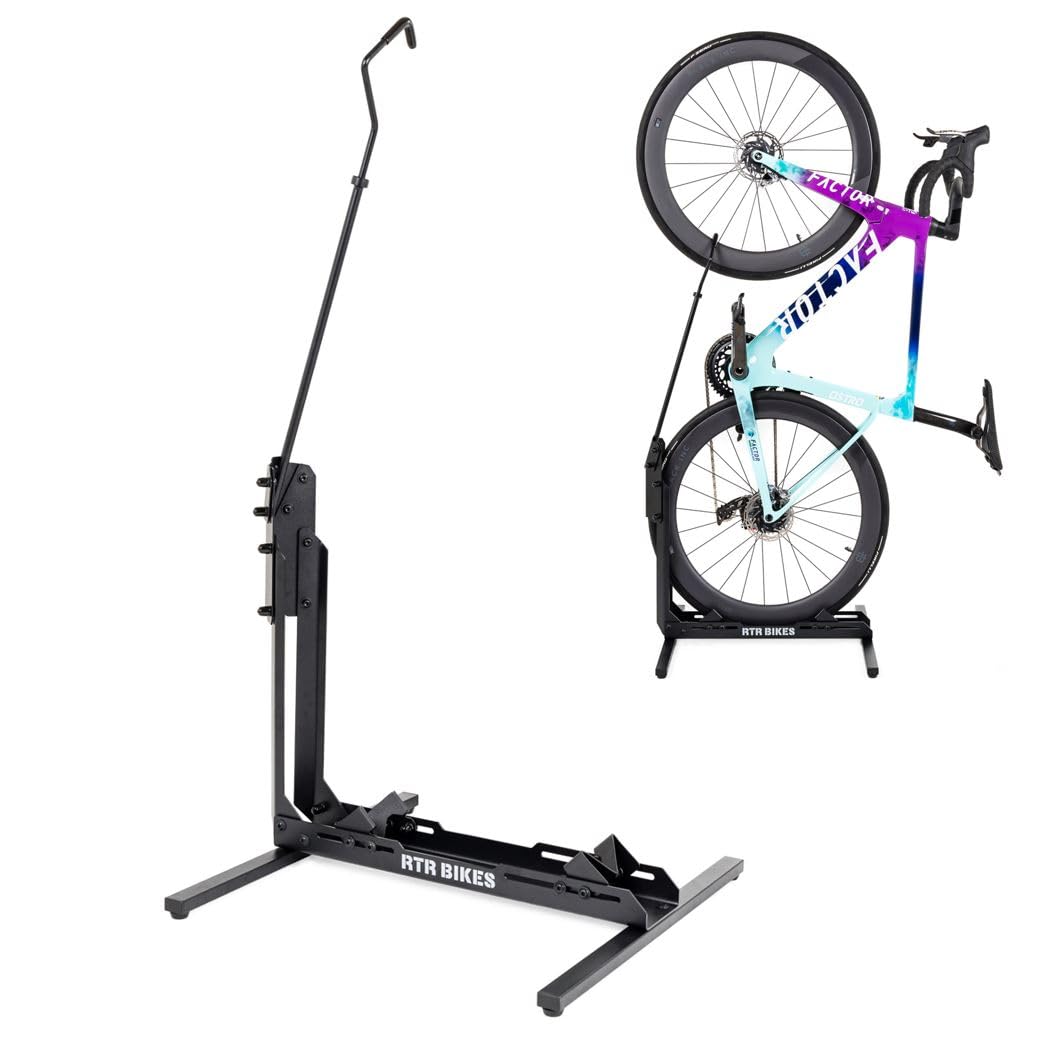 bicycle stand to make bike stationary - Steel even in the tightest of spaces Diy Stationary Stationary Bike Stand