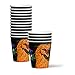 Roaring Dino Jurassic T-Rex Dinosaur Birthday Party Supplies - Dinosaur Decorations for Birthday Party - Dinosaur Birthday Set Plates, Napkins, and Cups | Tableware Kit for 16