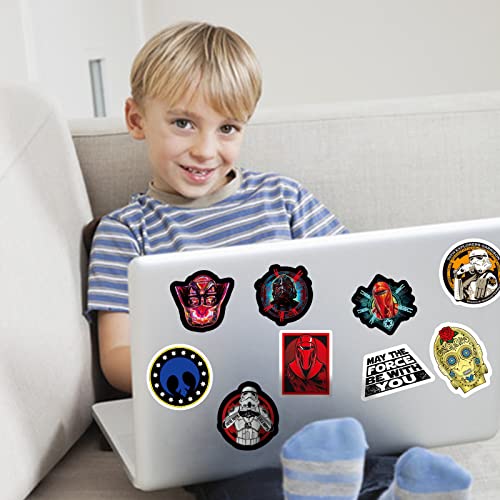 50Pcs Classic Movie Stickers For Star Wars To Girls Teens Boys,Cute Stickers For Water Bottles,Vinyl Waterproof Decals For Laptop,Bumper,Skateboard,Cartoon Sticker Gifts(Xqdz) #TOP6