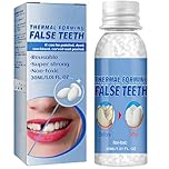 Temporary Tooth Filling Kit, Dental Repair Beads for Mending Gaps and Chipped Tooth, Moldable False Teeth Replacement, Moldable False Teeth Filling for Fake Dental Repair