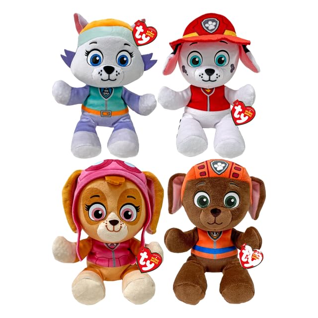 TY Paw Patrol Beanie Babies Set