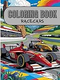 Adult Coloring Book: Racecars, 25 Illustrations For High Speed Motorsport Fans