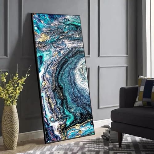 Grandes affiches et impressions KEBIA pour salon abstrait beau art mural sur toile
