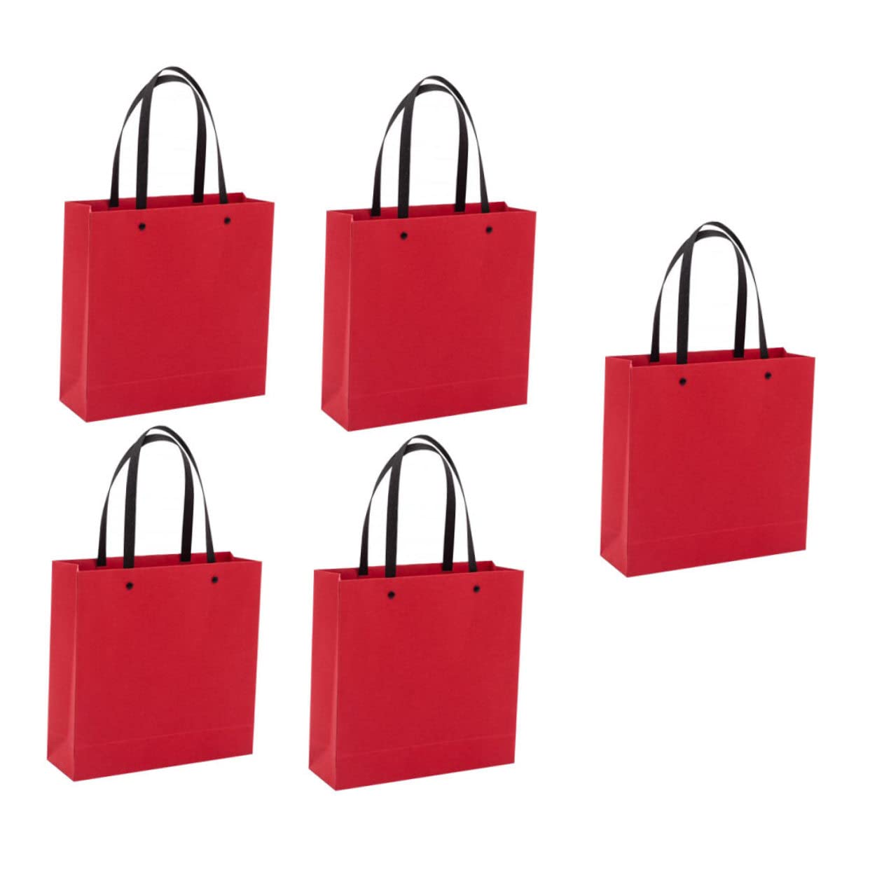 Beavorty 5pcs Year Red Design Pouch Portable Party Favor Bags for Candy Cookies and Festive for Year Celebrations