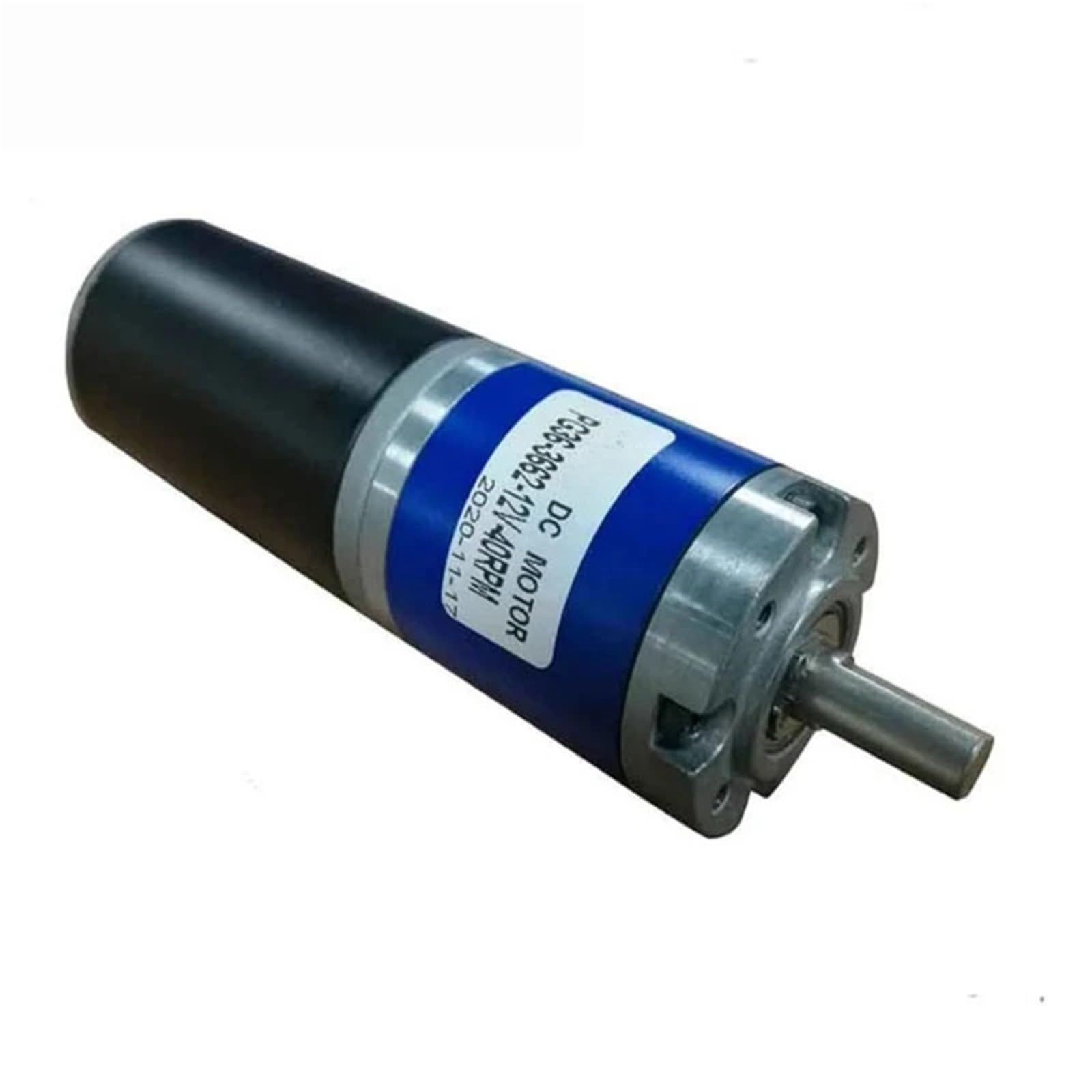 Motor eléctrico tubular de CC con reductor, 12 V, 24 V, 36 mm, 3662 CC, con engranaje planetario metálico cepillado y reductor.(16RPM,12Vmotor)