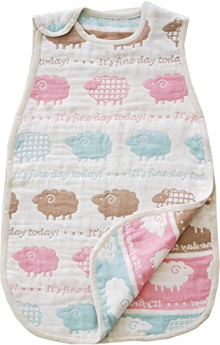 サンデシカ ふわふわ6重ガーゼ スリーパー Lサイズ(2歳~7歳頃) ひつじ 3341-9999-15 赤ちゃん