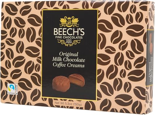 Beech's Milk Coffee Creams, 150g - Smooth Milk Chocolate Coffee Centres