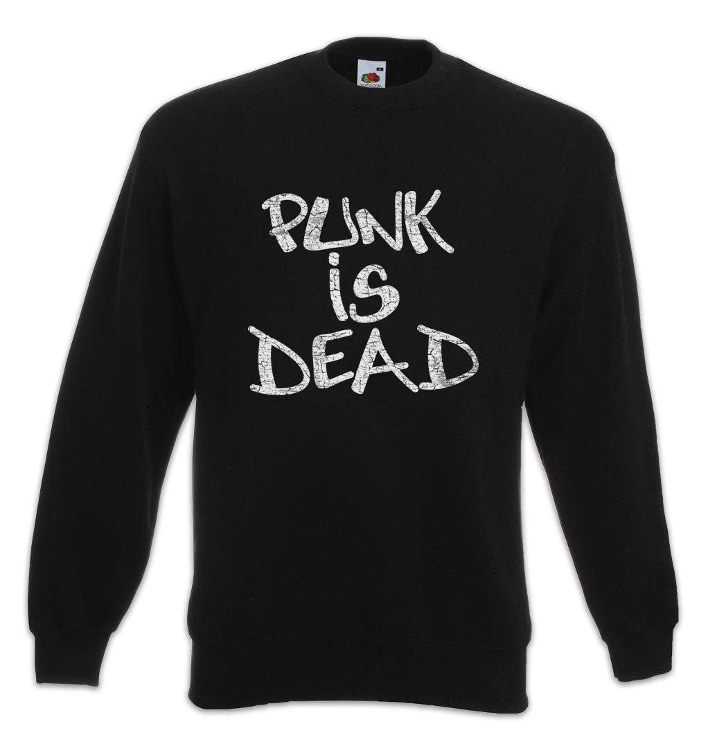 Sweatshirt Pullover Punk is Dead : le pull chaud qui ne bouloche pas