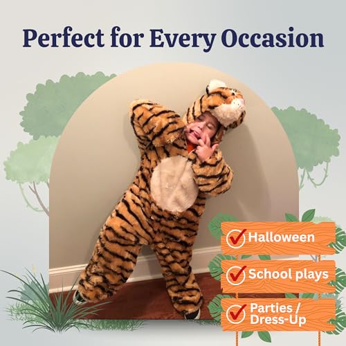 Disfraz completo de tigre para niños y bebés miniatura 6