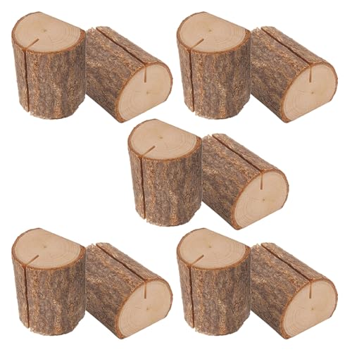 Porte-photo en bois pour déco de table mariage et mémo de bureau nature