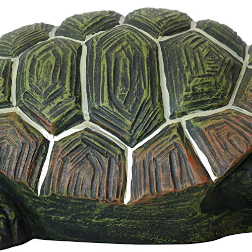 Sunnydaze Terrance The Tortoise Garden Statue - Indoor/Outdoor Yard Art Decor - Turtle Lawn Ornament - Backyard And Patio Animal Sculpture - 9-Inch Long - 1 Statue #TOP5