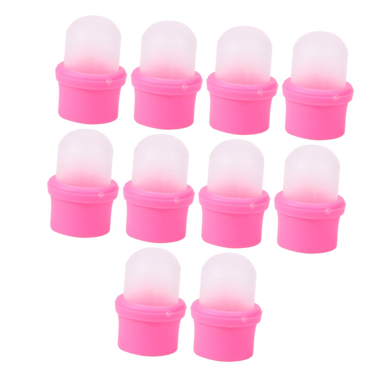 OUNONA 10Pcs Nail Removing Covers for Easy Gel Removal Comfortable Manicure Tools for UV Soaking Durable Material for DIY Nail Care and Professionals