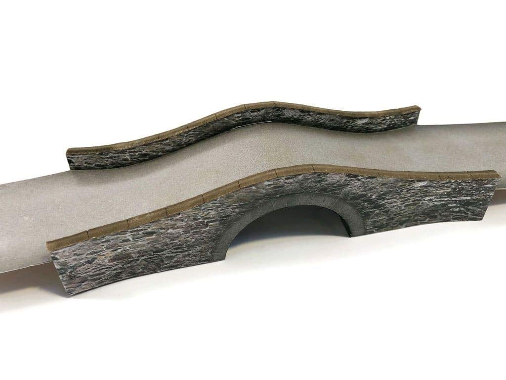 Scale Model SceneryKX059-OO Humpback Bridge For OO Scale Model Railway Layouts & 1:76 Diecast Dioramas