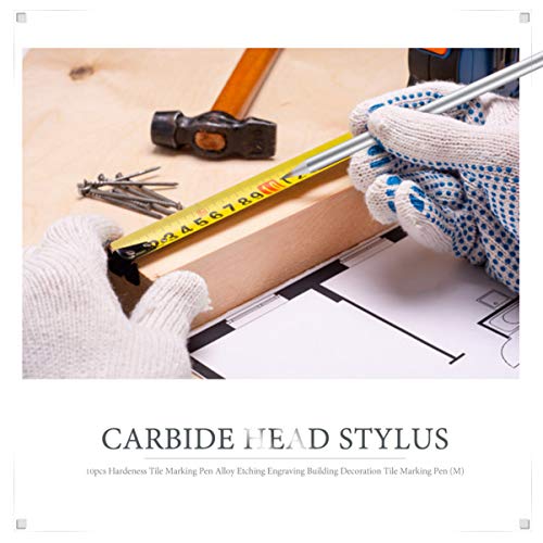 EXCEART 10 Pcs Ponta de Carboneto Scriber Gravura Reutilizável Portátil Gravura Em Madeira Caneta Te