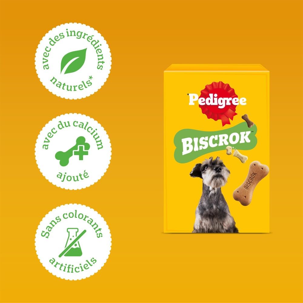Pedigree Biscrok Multi Mix 500 g friandises pour Chien (Pack de 12)
