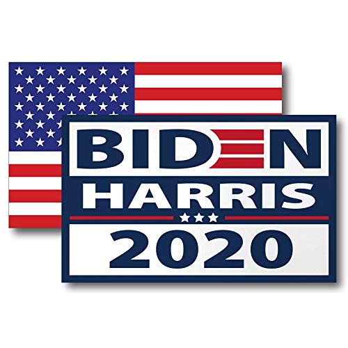 SHENIFY Car Flag with Flag Pole - Double Sided Biden Harris 2020 12x18 inch for Cars SUV Vehicle Window Clip Indoors Outdoors Decor Car Vehicle Flags 2 Pack