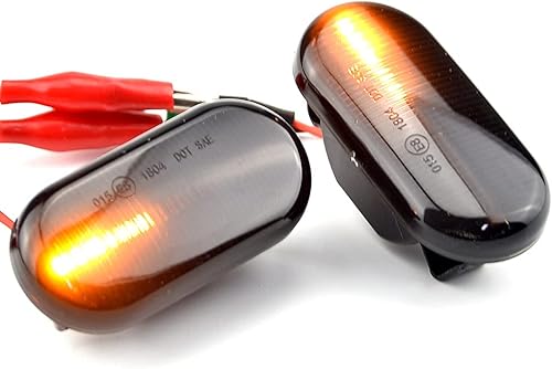 Miniatura 5 de 1 par de marcadores de guardabarros delanteros dinámicos LED marcadores laterales compatibles con Nis-san 350Z Z33 Frontier D40 Cube Z11 Latio C11