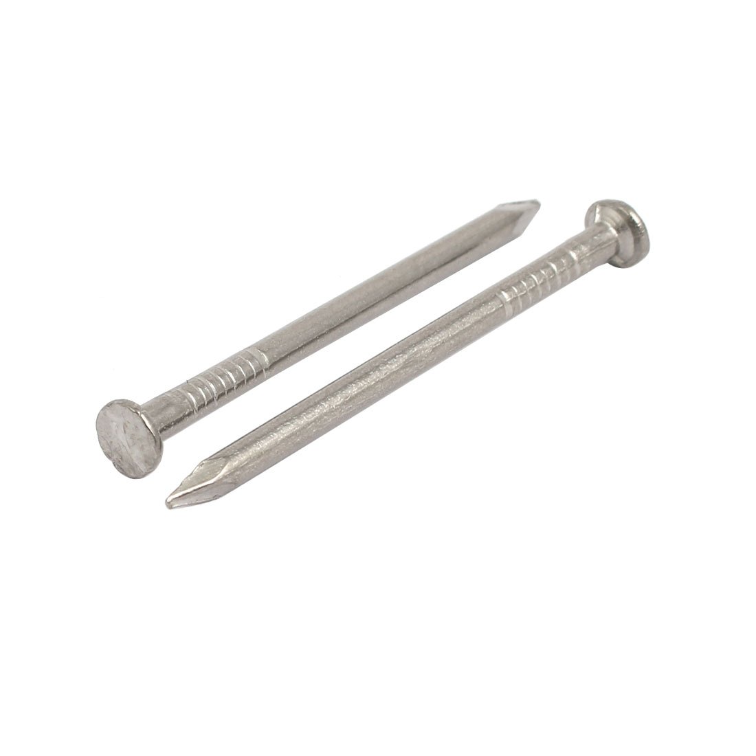 Aexit 1.5-inch Length fastener 316 Stainless Steel Cement Wood Sliding Nail Silver Tone 50pcs Model:67as321qo411