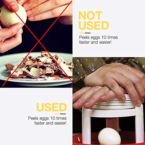 Miniatura 3 de Herramienta de extracción de cáscara de huevo, pelador fácil de cáscaras de huevo, removedor instantáneo de cáscaras de huevo duro, material
