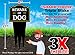 Brookfield Products Beware of Dog Yard Sign with Stake | Warning Dog on Premises | Unique Triple “Self Staking” Design | Heavy Duty Dibond Aluminum Home Property Lawn Signs