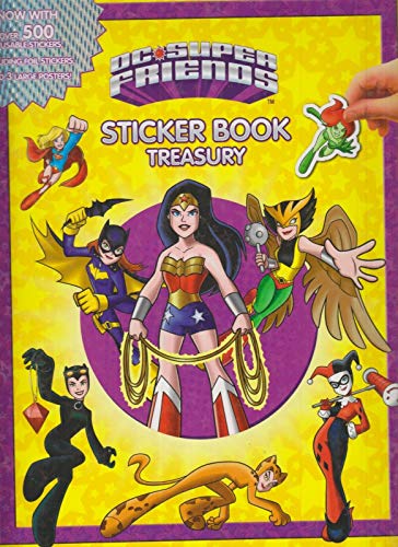 DC Super Friends Sticker Book Treasury 2764334850 Book Cover