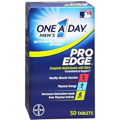 One-A-Day Mens Pro Edge Multivitamin, 50-Tablet Bottle