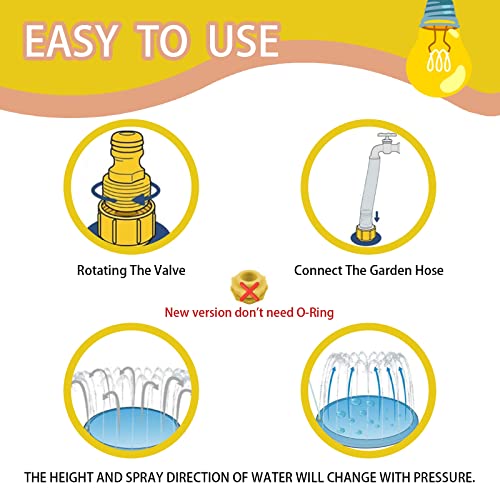 image for ACGEFIR Dog Splash Pad for Large Dogs Heavy Duty, 79 Inch Anti-Slipdog