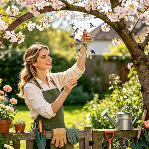 Kit para hacer abalorios de colibrí y decorar ventanas y jardín 3