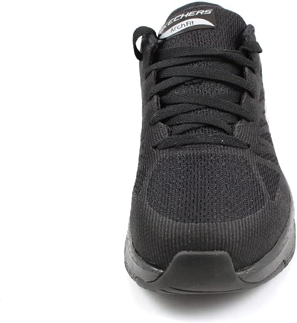 Skechers Men's Arch Fit Charge Back Shoes 7 X-Wide Black/Black