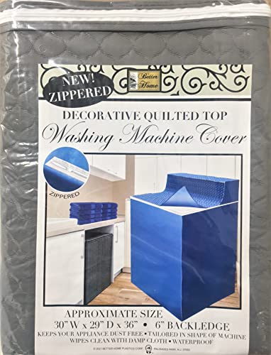 La Mejor Lista de lavadora maytag 19 kg los 5 más buscados. 49 Funda de vinilo con cremallera para lavadora o secadora, impermeable, sin polvo, protección para electrodomésticos (gris)