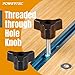 POWERTEC 71068 T Track Knob Kit with 1/4-20 by 1-1/2