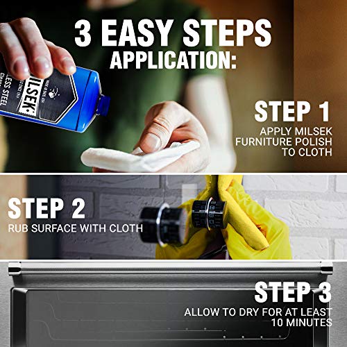 Milsek Stainless Steel Cleaner, 6 Pack, 6 Count - Thumbnail 4