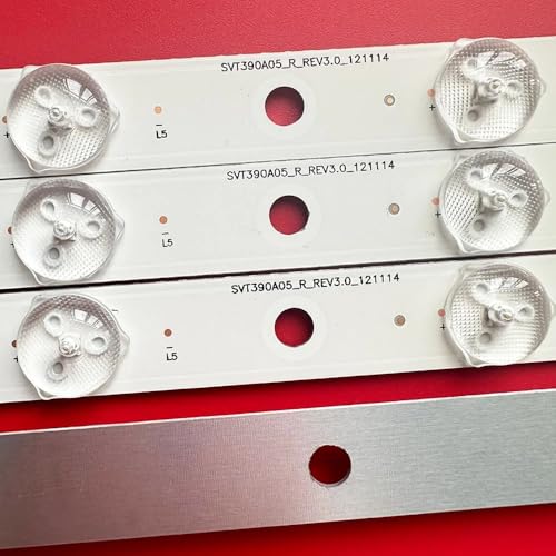 Tiras de retroiluminación LED para solucionar pantalla negra en TV de 39 pulgadas 390A05 3