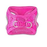 Youly Reflective Mesh Dog Harness, Pink, XX-Small/X-Small