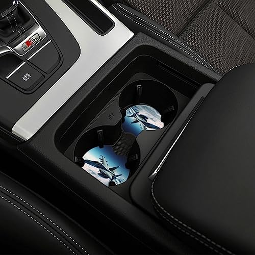 Portavasos para auto 2 piezas de goma negra miniatura 7