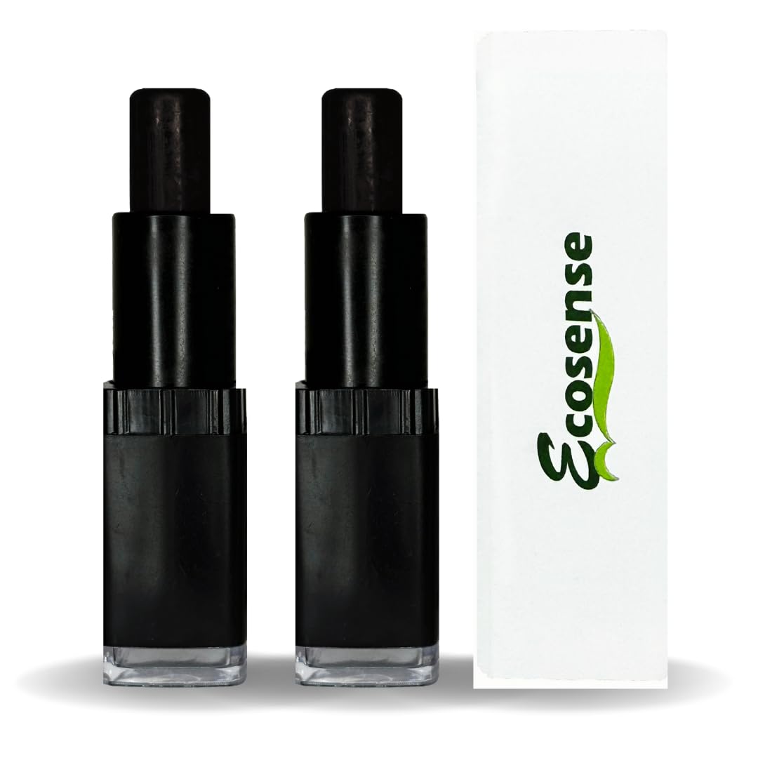 ECOSENSE Hair Colour Touch Up Stick for Men and Women | Dual Pack Black 4g | Easy and Quick Root Touch Up | Temporary Hair Colour | Natural Ingredients (Pack of 2)-image-29