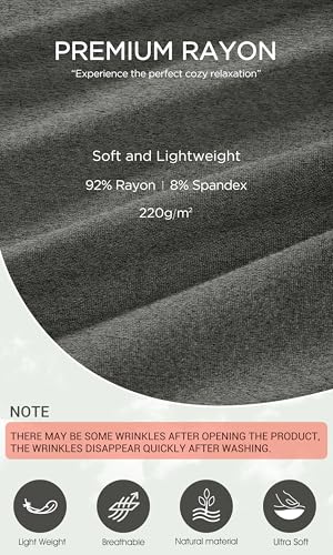 Image of ODODOS Women's Wide Leg Palazzo Lounge Pants with Pockets Light Weight Loose Comfy Casual Pajama Pants-32 inseam, Heather Charcoal, X-Large