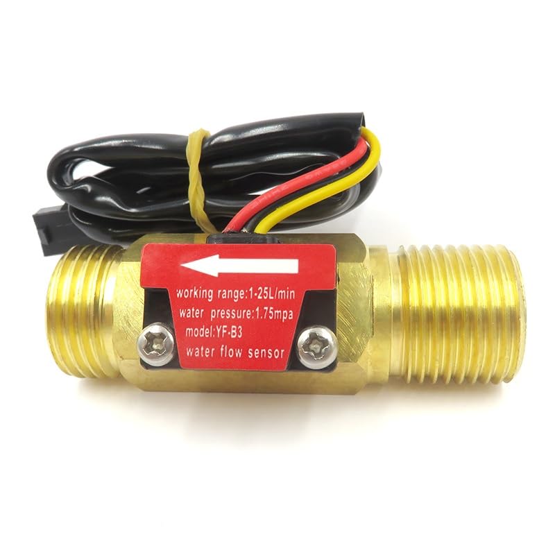 Sensor de flujo de agua DN15 con efecto Hall continuo para control de caudal