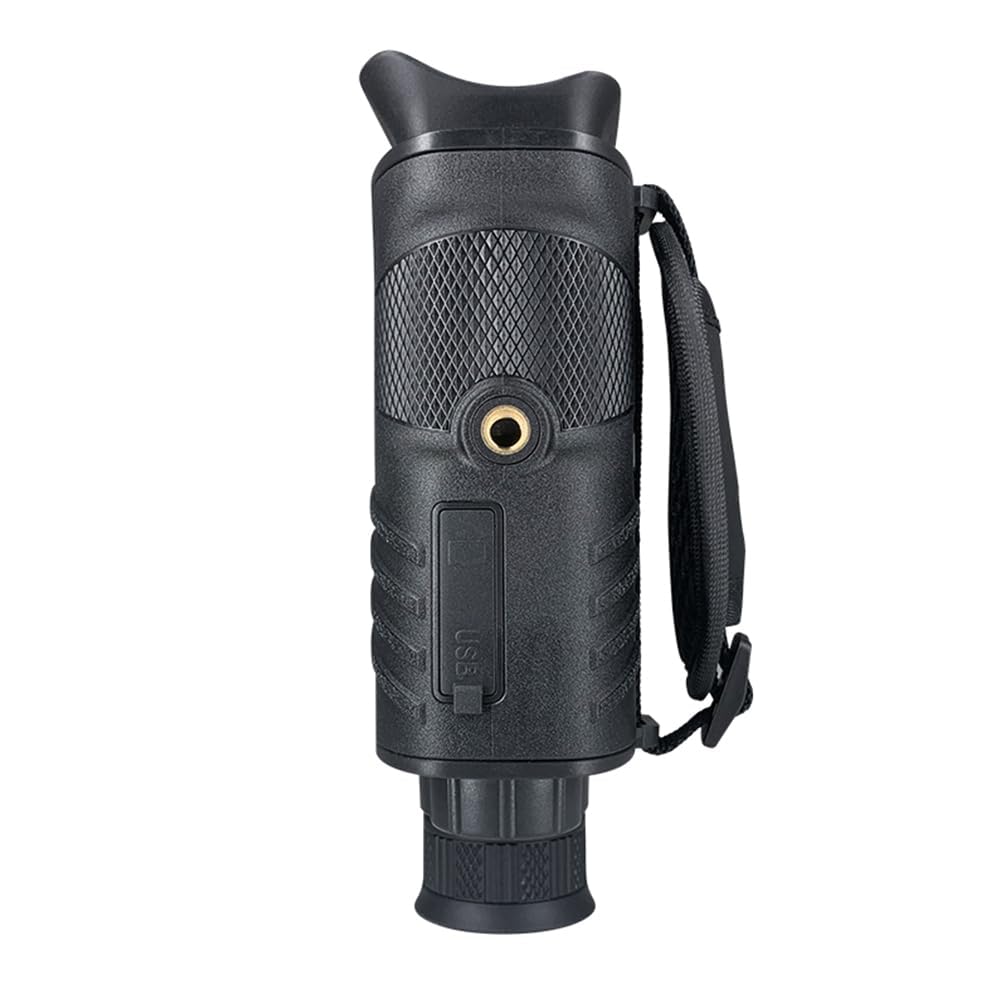 Garvee Monoculaire de Vision Nocturne numérique 1080p HD – Zoom 8X, téléobjectif IR 300m, Capture Photo/vidéo, Carte TF 32Go – Parfait Observation, Chasse, randonnée, Camping – Couleur : Noir