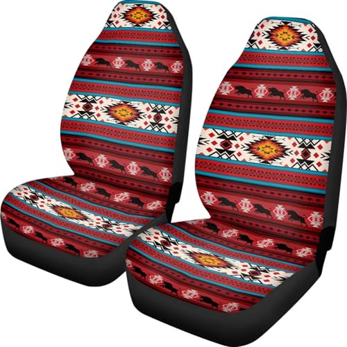 Housse couverture couvre sieges élastiques et souples au design tribal