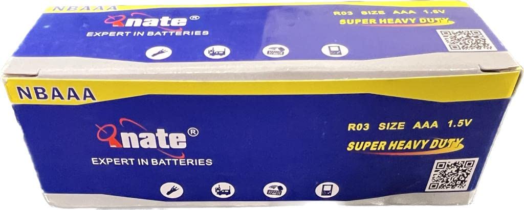 Visio NBAAA AAA Alkaline Battery Set 48-Pieces