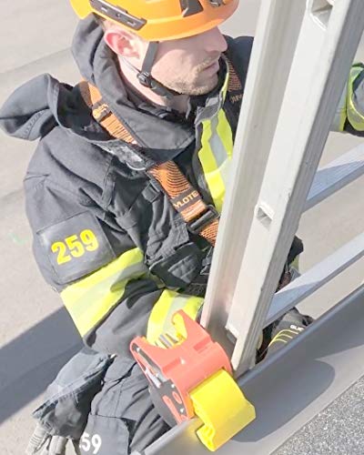 Lock Jaw Ladder Grip (1 unit), Fits on Gutters in 5 seconds, Slide Lock, Height Safety Device used by Swedish Fire and Rescue, Ladder Stabilizer, Ladder Gutter Clip, Protects Gutters