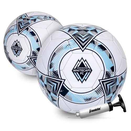 Image of Franklin Sports Official MLS Team Soccer Balls - Official Size 5 Soccer Balls - Regulation Size + Weight Soccer Ball for Kids + Adults - Boys + Girls Soccer Ball - Air Pump Included
